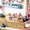4th of July Puppy Decorations, Patriotic Dog Figurines Set (3 Pack), Memorial Day & Independence Day USA 250th Anniversary Stars and Stripes Dog Statue Tabletop Decor, Labor Day Rustic Americana Home Holiday Decorations
